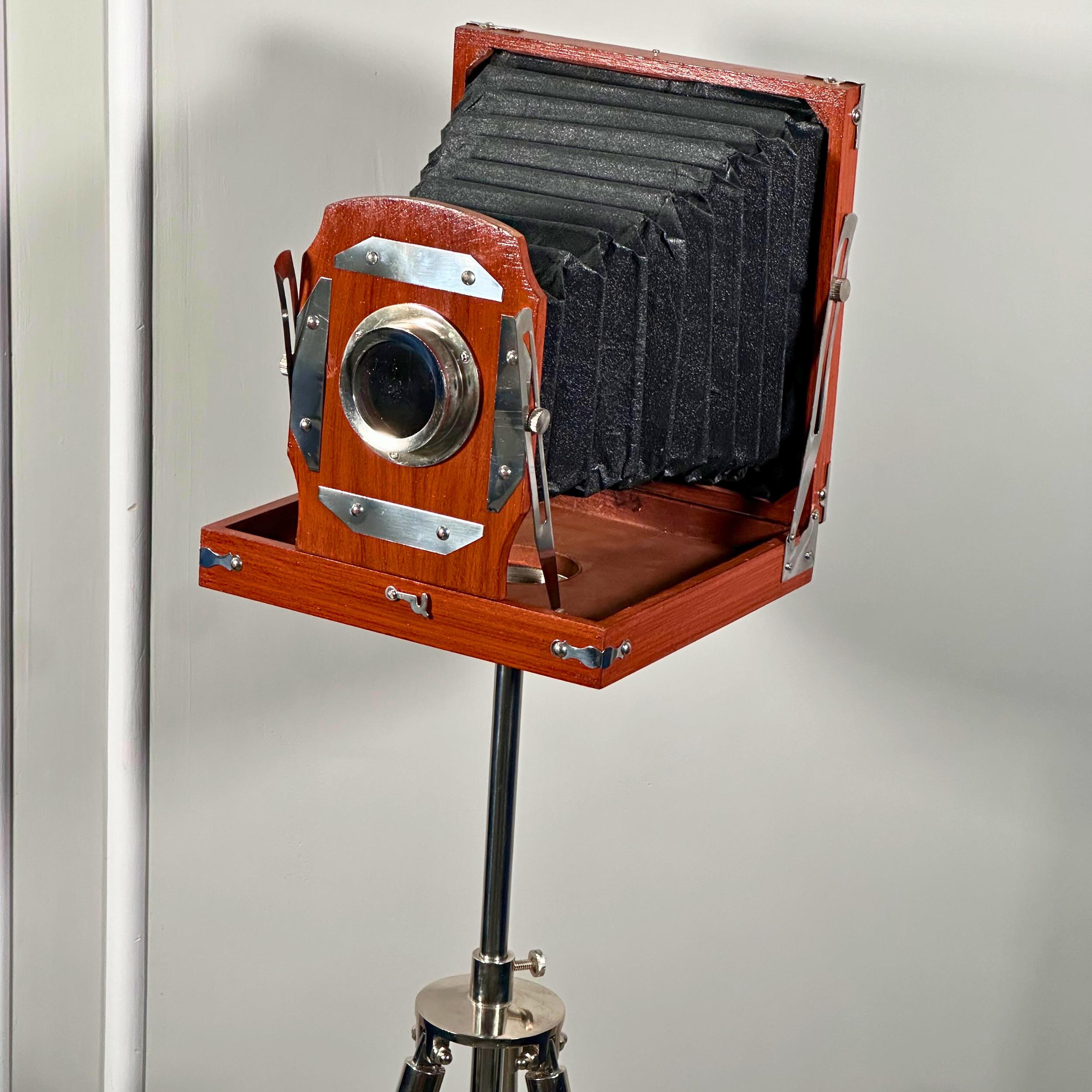 Wooden Studio Camera on Adjustable Tripod view 7