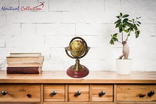 Brass Armillary Globe on MDF Base view 9