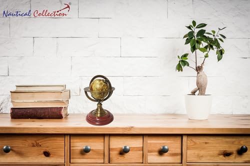 Brass Armillary Globe on MDF Base view 14