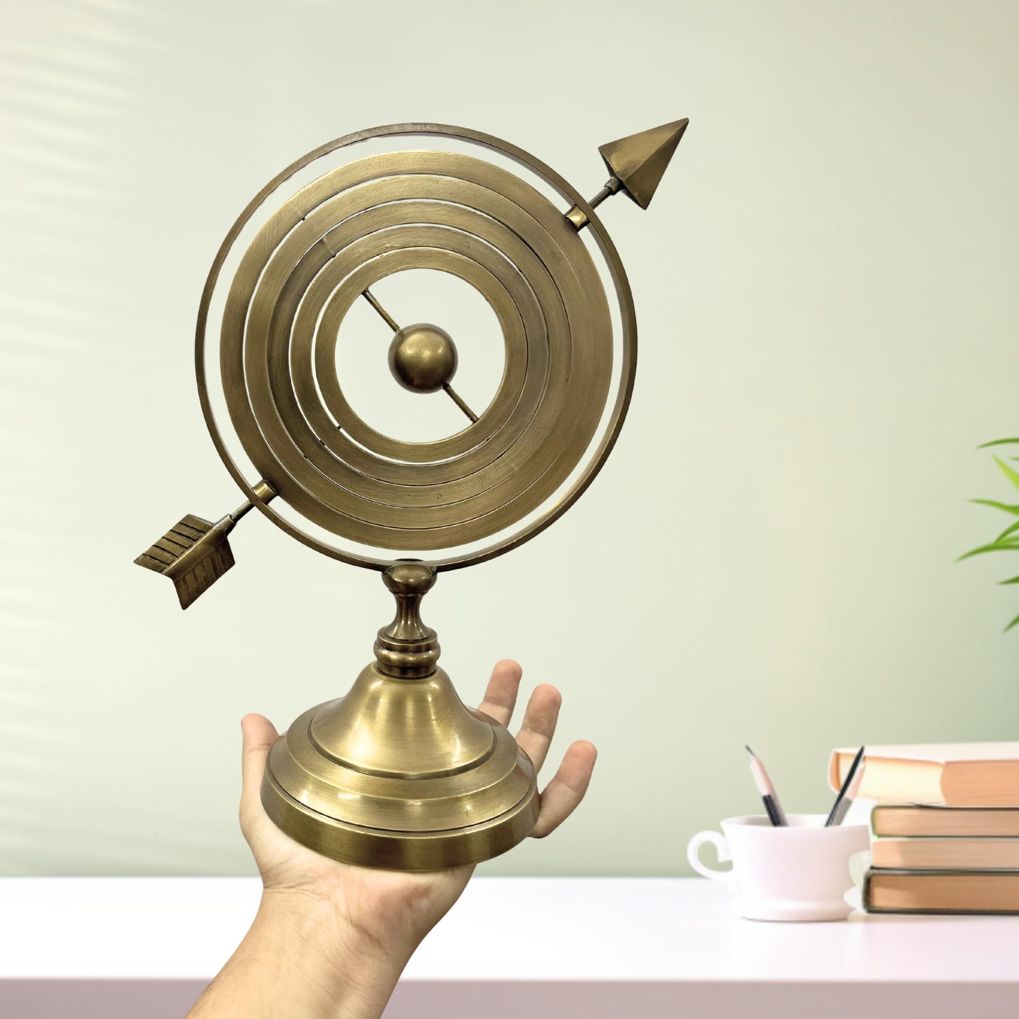 Handmade All-Brass Armillary Sphere Globe view 9