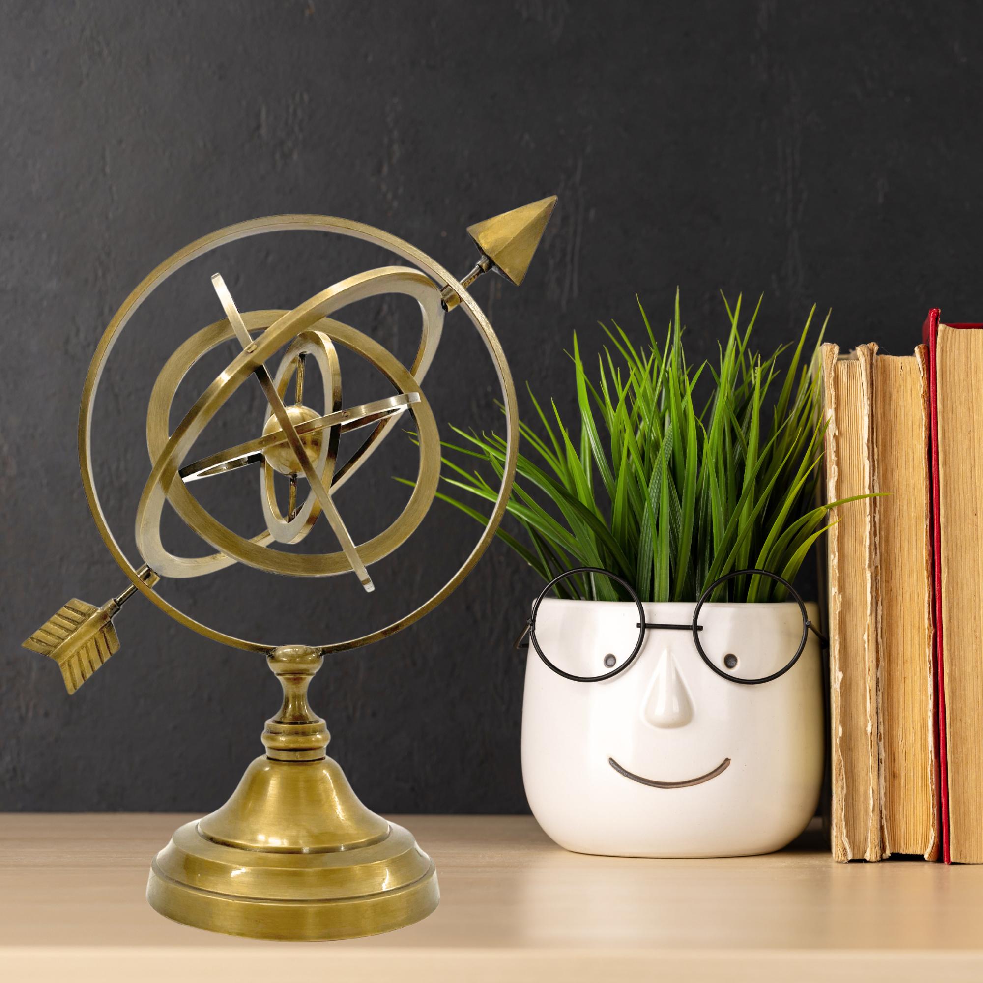Handmade All-Brass Armillary Sphere Globe view 10