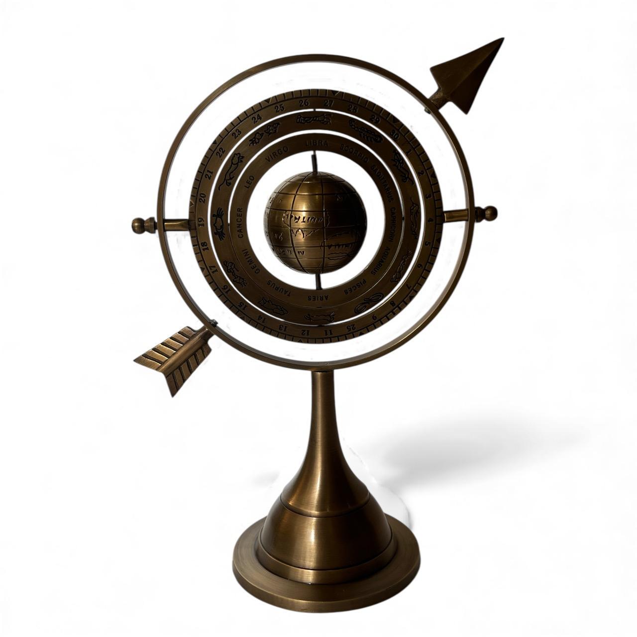 All-Brass Armillary Globe Sphere Nautical view 6