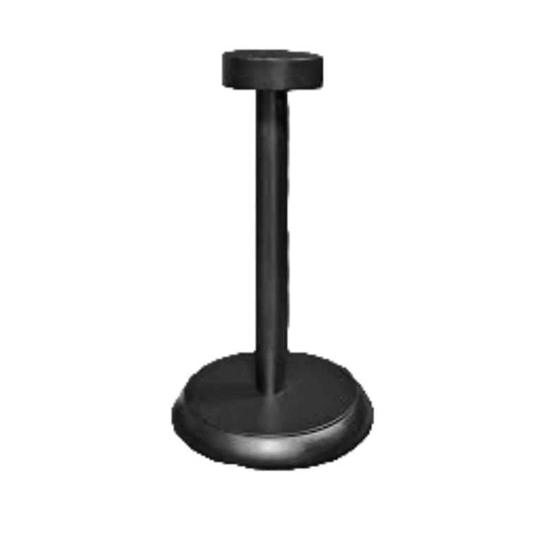 Black Barbute Helmet with Display Stand view 14