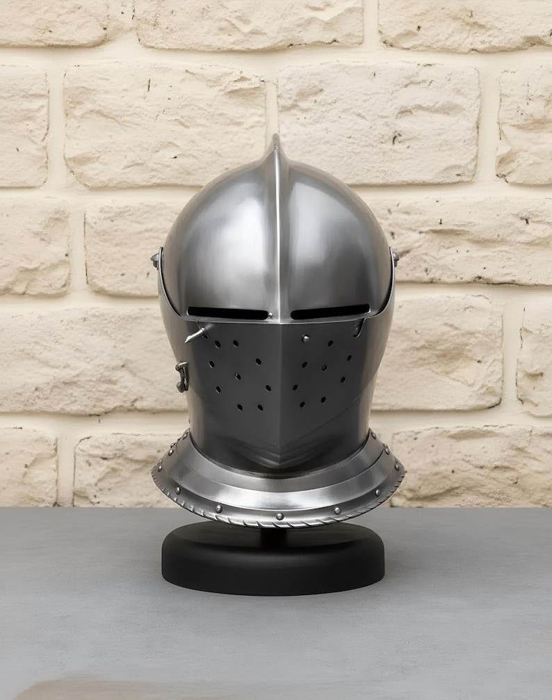 Templar Knight Wearable Armor Helmet view 2
