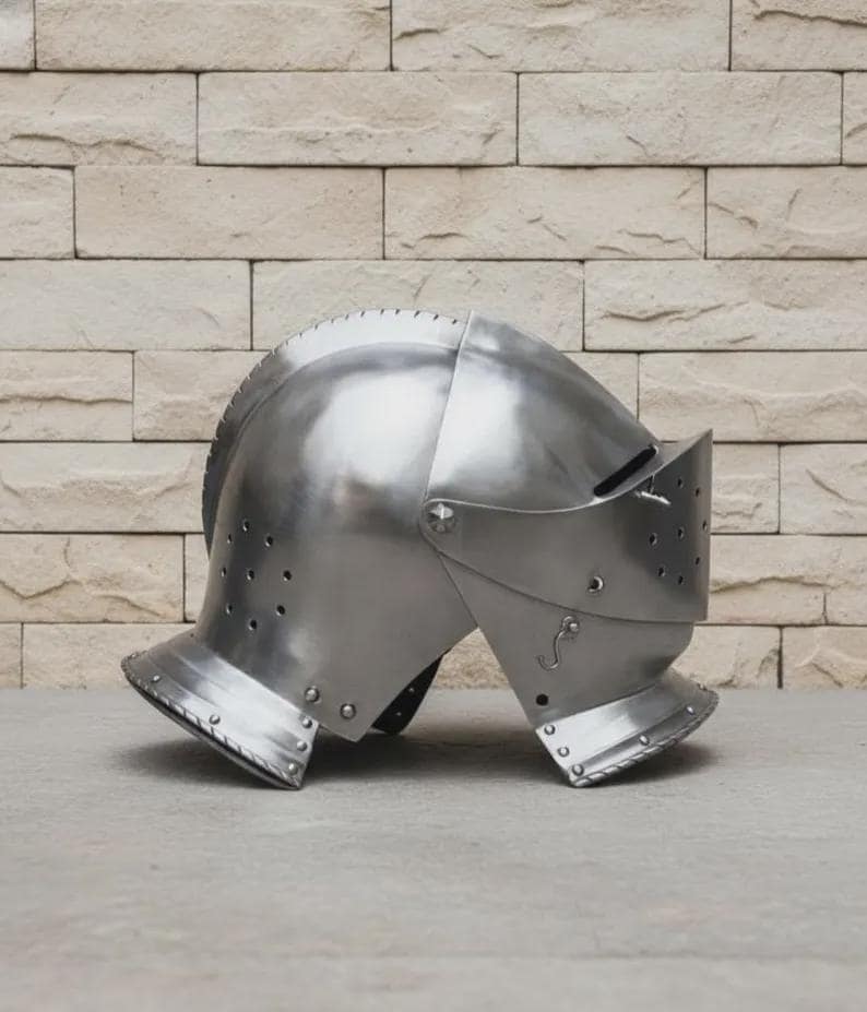 Templar Knight Wearable Armor Helmet view 3