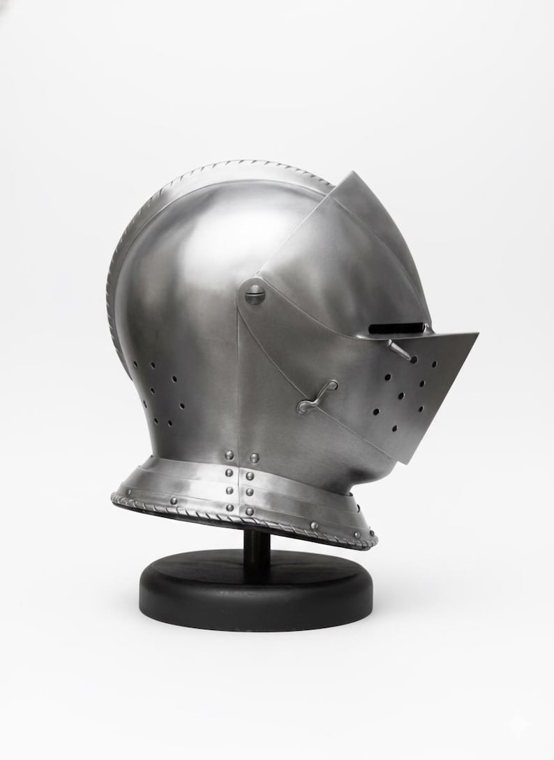 Templar Knight Wearable Armor Helmet view 5