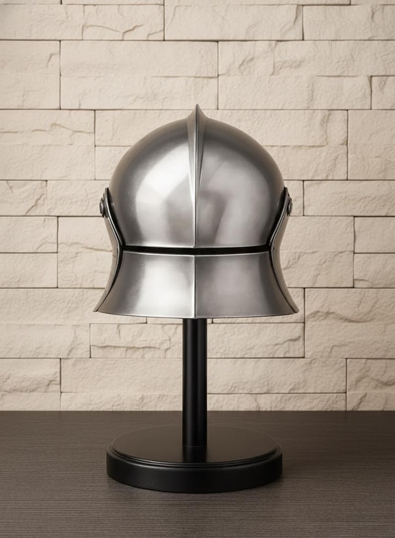 15th Century Steel Sallet Helmet — Gothic Knight view 3