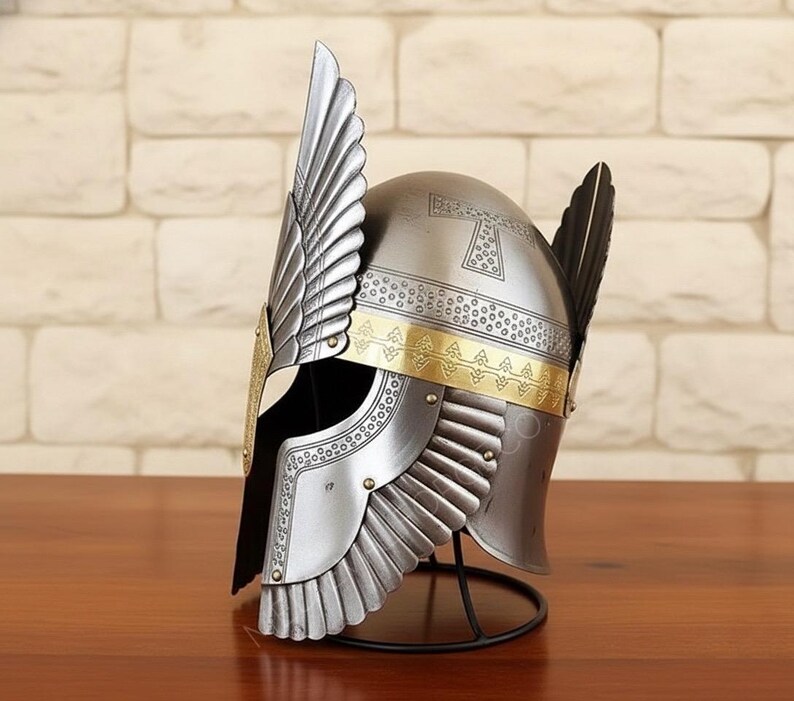 Aquila Imperium Winged Helmet — Roman Warrior Steel view 3