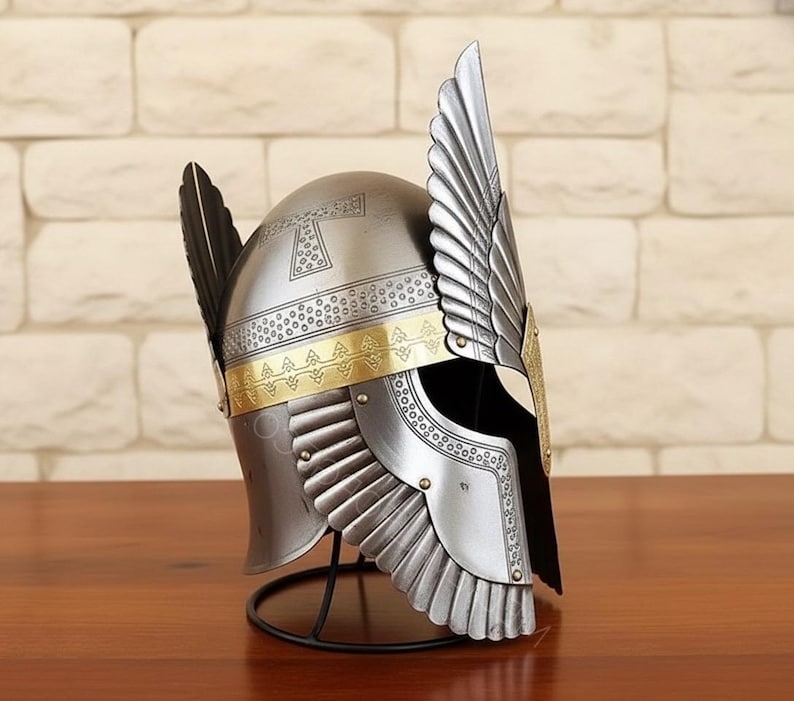 Aquila Imperium Winged Helmet — Roman Warrior Steel view 4