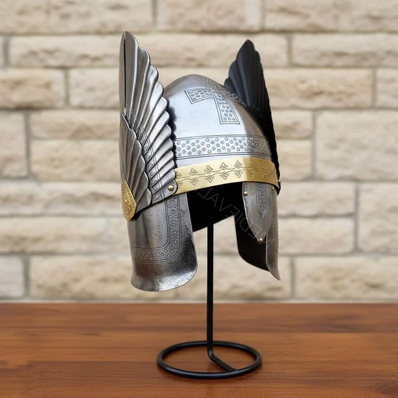 Aquila Imperium Winged Helmet — Roman Warrior Steel view 6