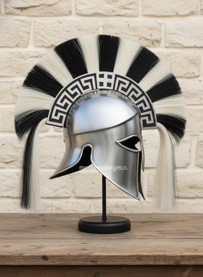 Roman Corinthian Helmet — Greek Spartan Warrior Armor view 2
