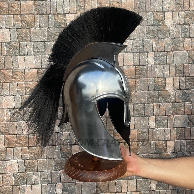 Troy Greek Achilles Trojan Helmet — Home Display view 2