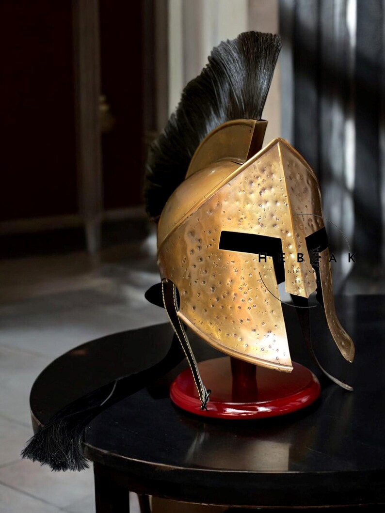 Greek Corinthian Helmet — Spartan Warrior Armor view 5