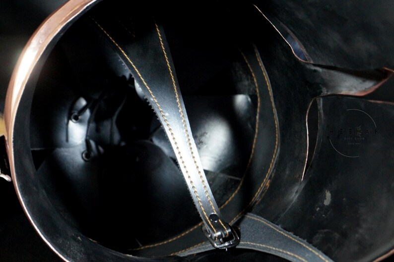 Handcrafted Greek Corinthian Helmet — Spartan view 4