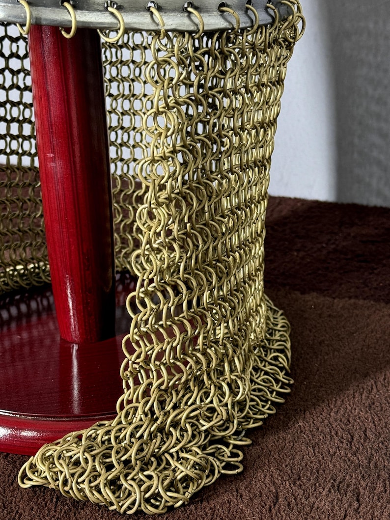 King Arthur Helmet — Medieval Chainmail view 8