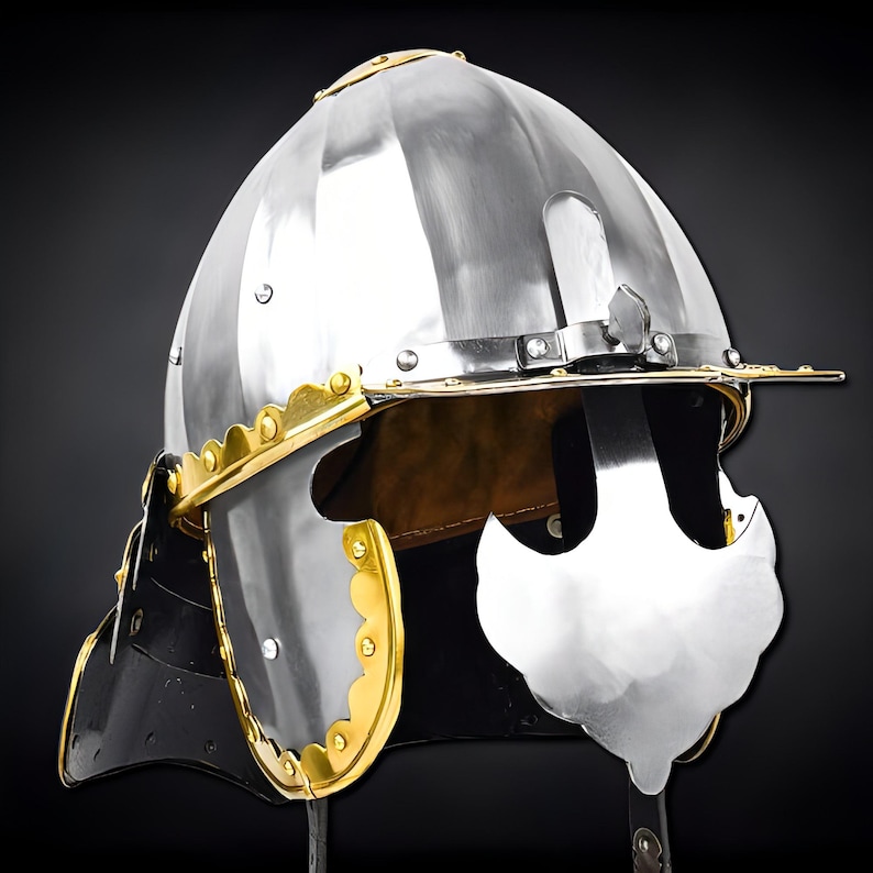 Roman Steel Helmet — 18-Gauge Historical Display view 5