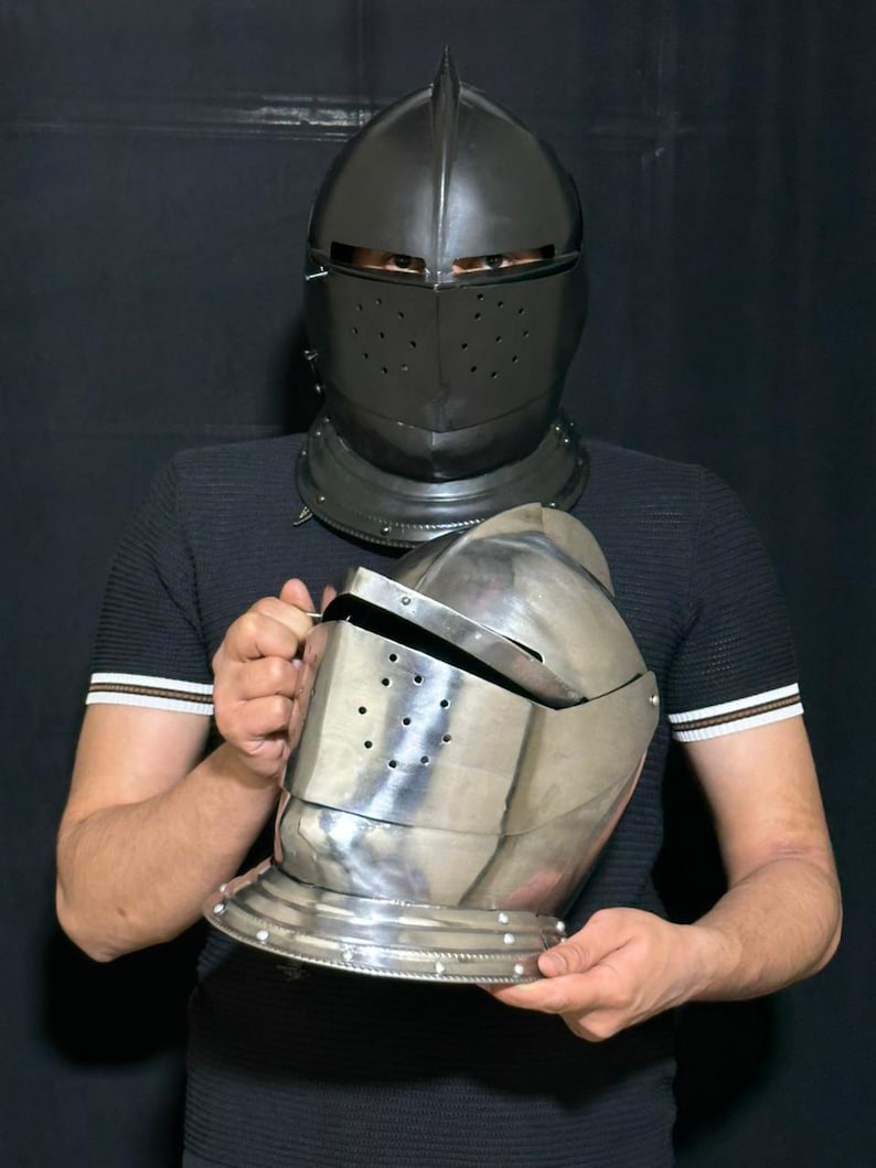 Crusader Armor Helmet — Wearable Knight view 4