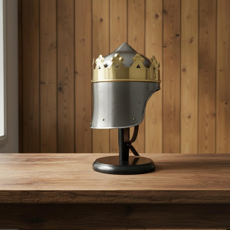 King Arthur Helmet — Richard Lionheart Crown Replica view 4