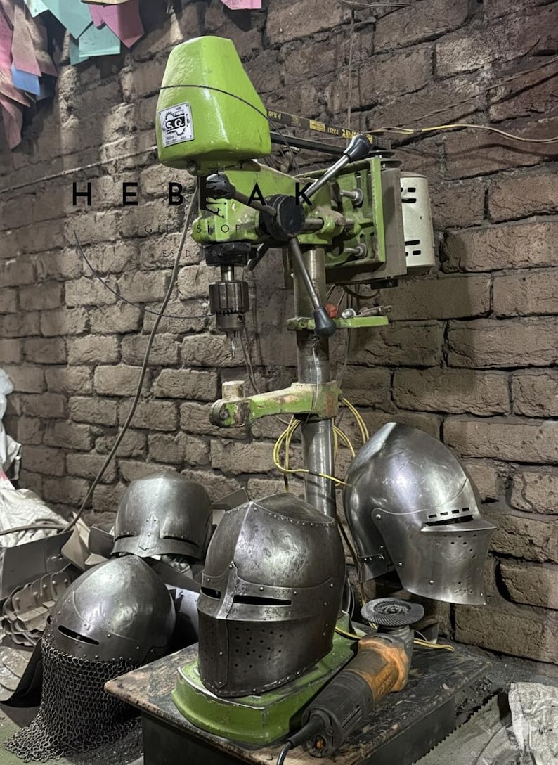 Steel Viking Dragon Helmet — Knight Cosplay Replica view 7