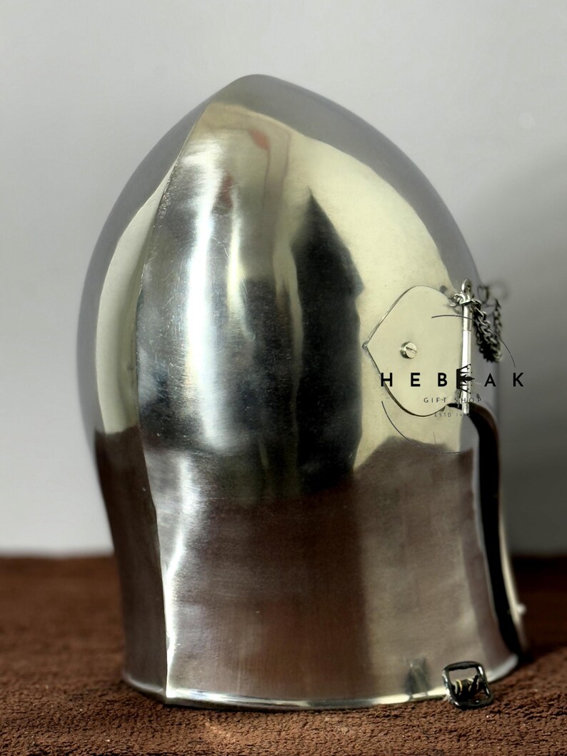 Steel Crusader Great Helm — Medieval Knight view 7