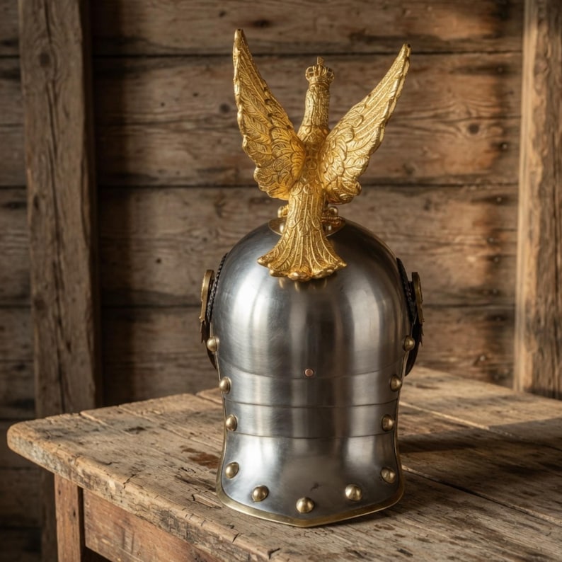 Imperial German Pickelhaube — Prussian Military Spiked view 5