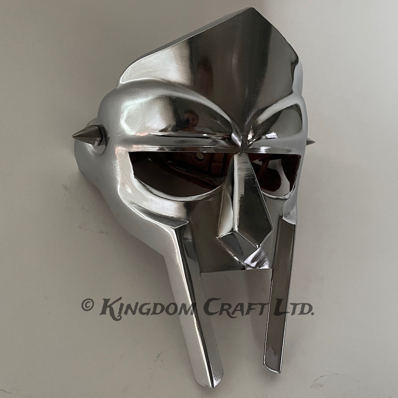 MF Doom Mad-Villain Steel Face Armor — Silver view 2