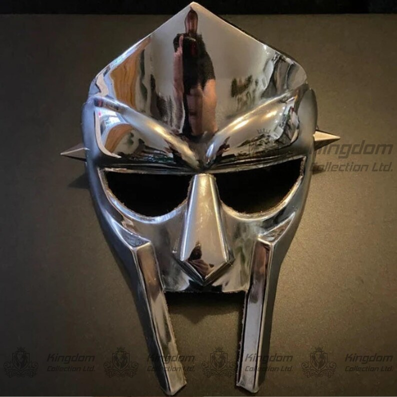 MF Doom Mad-Villain Steel Face Armor — Black view 4