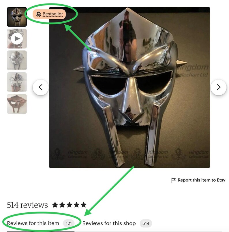 MF Doom Mad-Villain Steel Face Armor — Black view 5