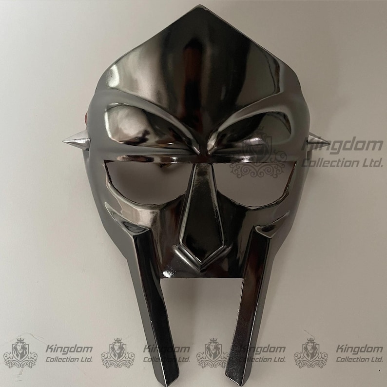 MF Doom Mad-Villain Steel Face Armor — Black view 6