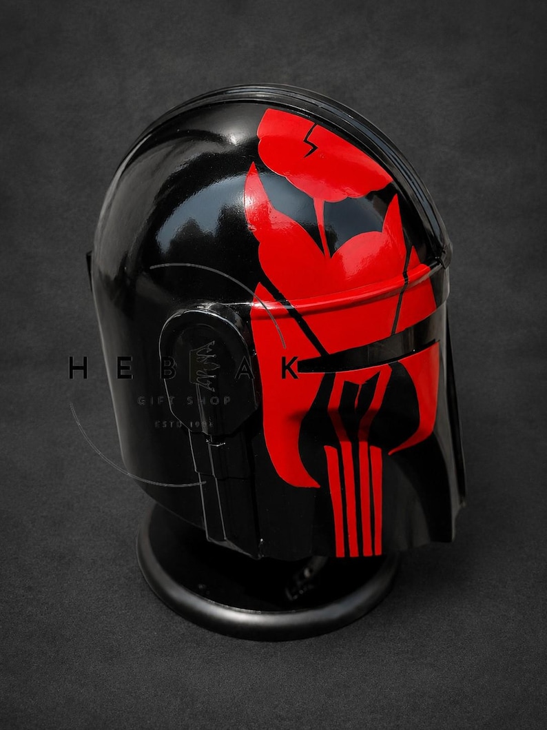 Custom Sci-Fi Warrior Helmet — Cosplay Display view 5