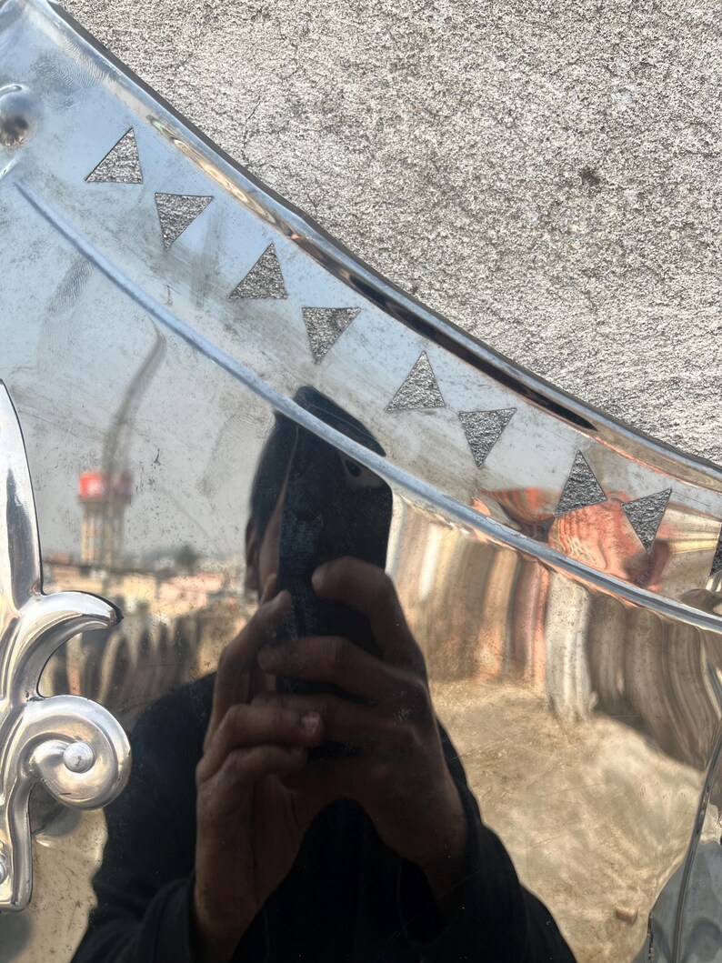 Templar Knight Stainless Steel Shield with LARP Cosplay Décor view 7
