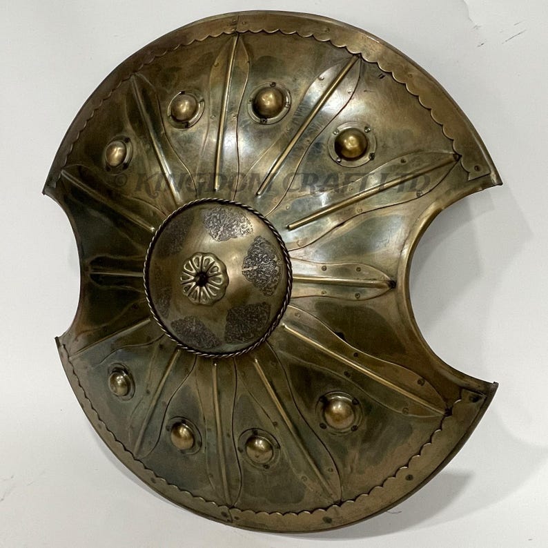 Troy Achilles Shield with Trojan Display view 2
