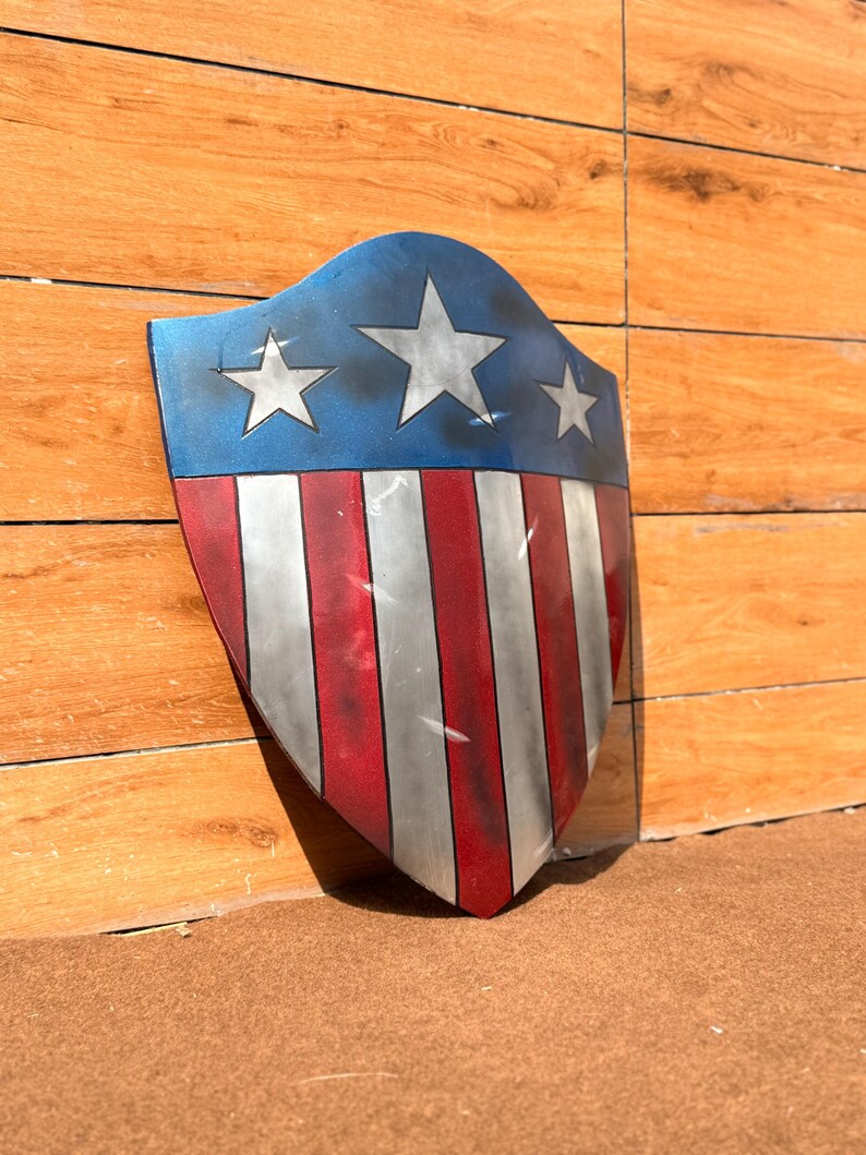 24 Inch Aluminum Captain America Shield with Marvel First Avenger view 4