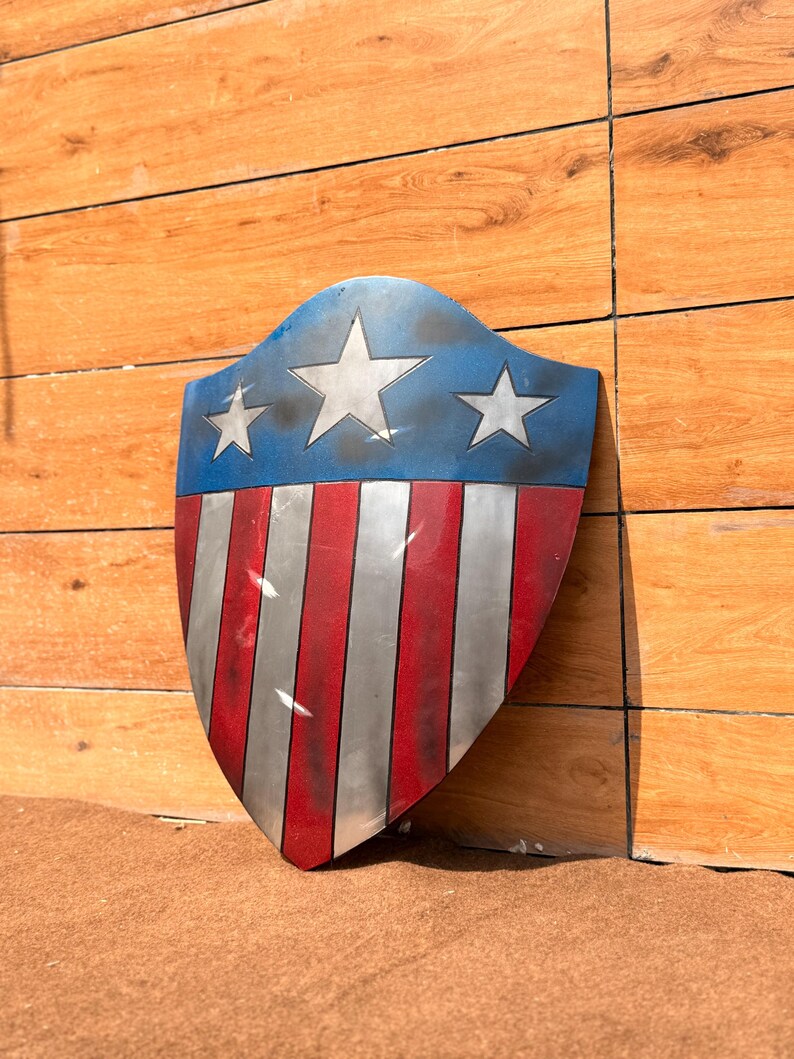 24 Inch Aluminum Captain America Shield with Marvel First Avenger view 5