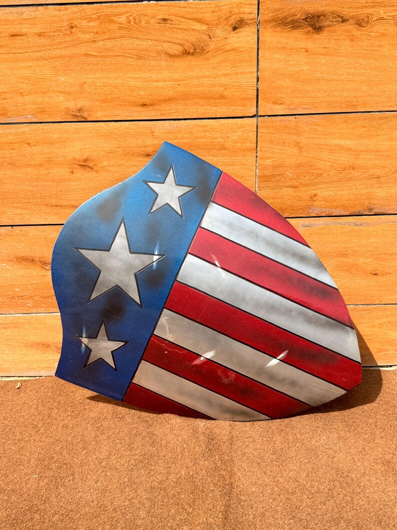 24 Inch Aluminum Captain America Shield with Marvel First Avenger view 7