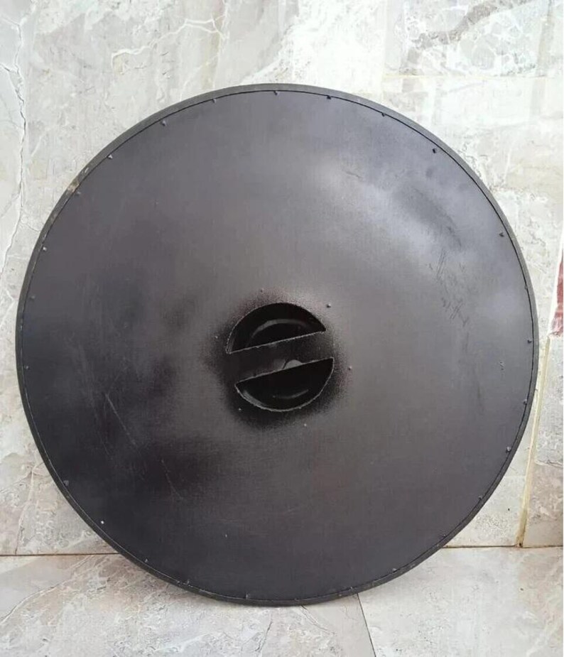 Medieval Viking Wooden Round Shield with Painted Design view 6