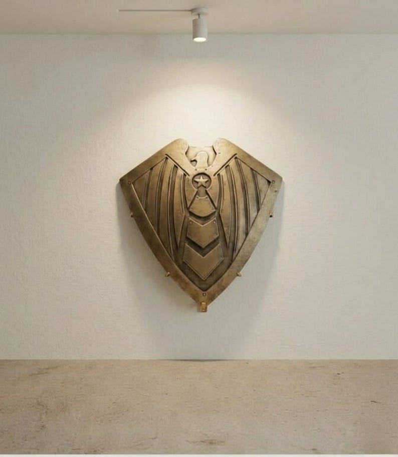 Super Soldier Shield Replica with Handcrafted Metal Hero Prop view 15