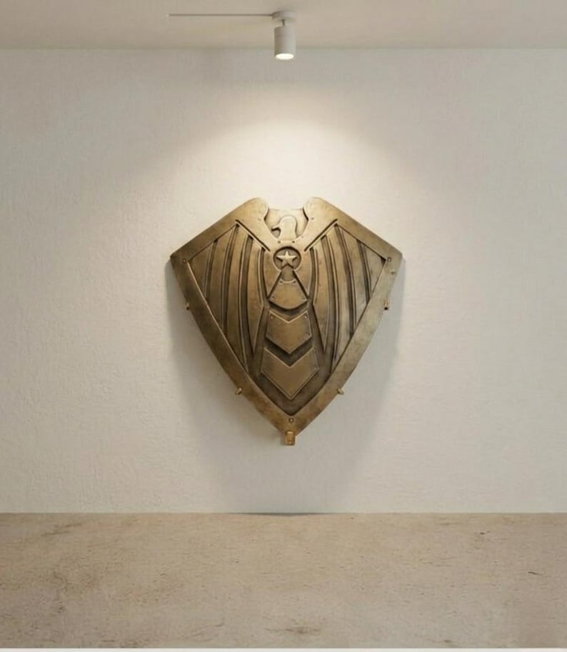 Super Soldier Shield Replica with Handcrafted Metal Hero Prop view 16