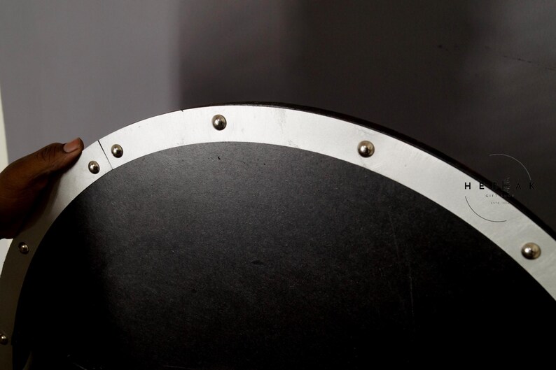 Fenrir Grey Wolf Viking Shield with Norse Warrior view 9
