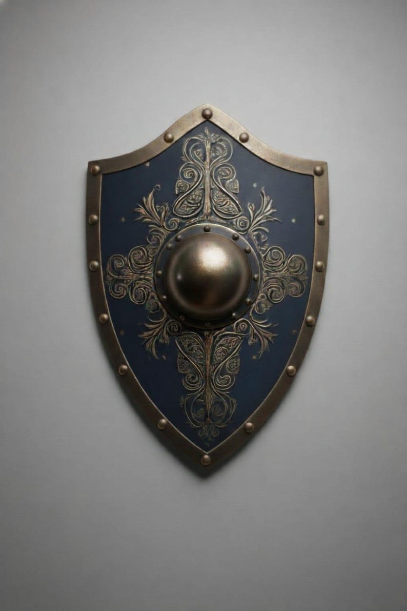 Knight Shield 28 Inch with Medieval Wall Décor view 9