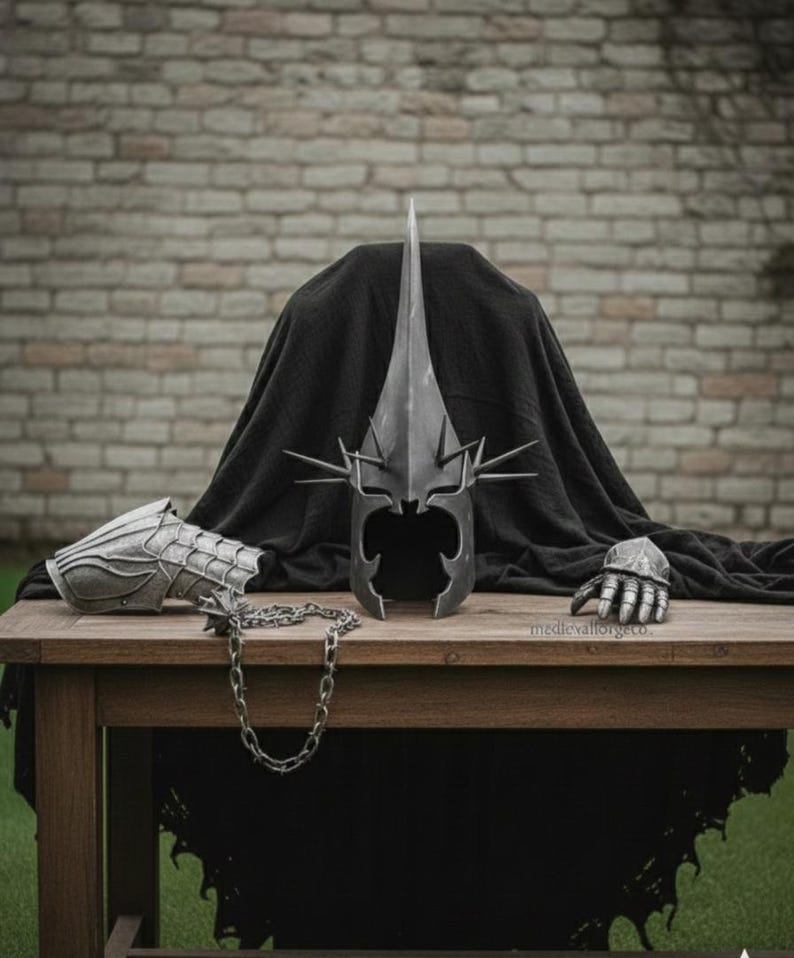 Dark Fantasy Warrior Full Armor Suit for Cosplay and Display view 6