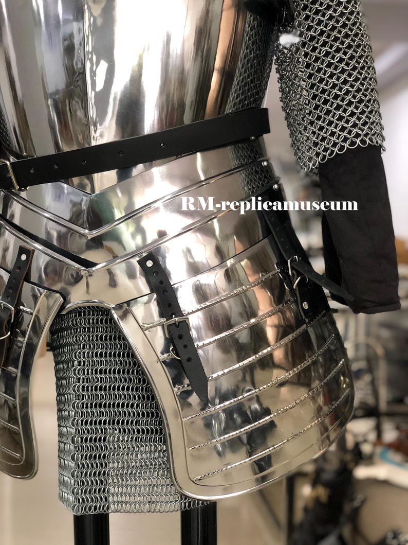 Medieval Knight Suit of Armor with 18-Gauge Steel Full Body LARP view 8