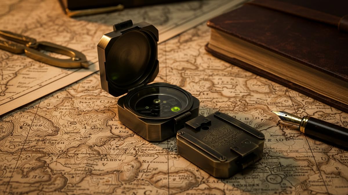 Kelvin & Hughes Reproduction Compass, Antique Finish view 5