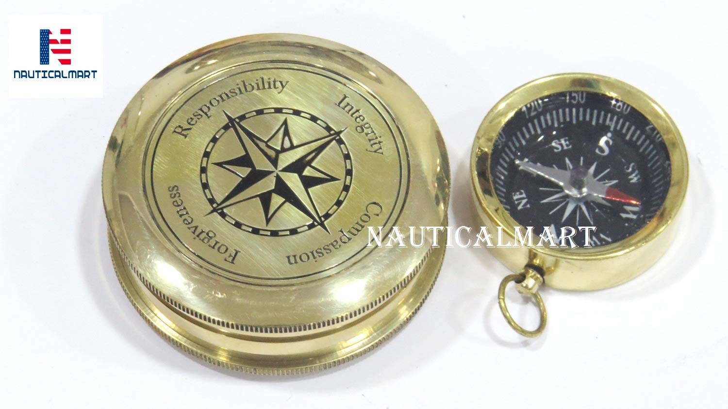 Motivational Compass, Leather Case view 4