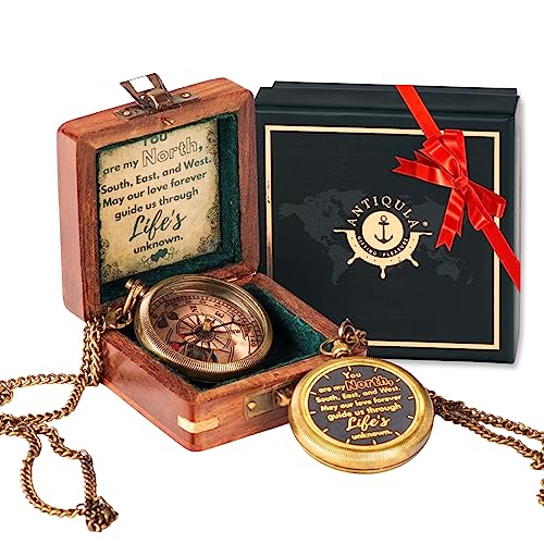My North, South, East & West Compass, Wooden Box & Gift Box view 2