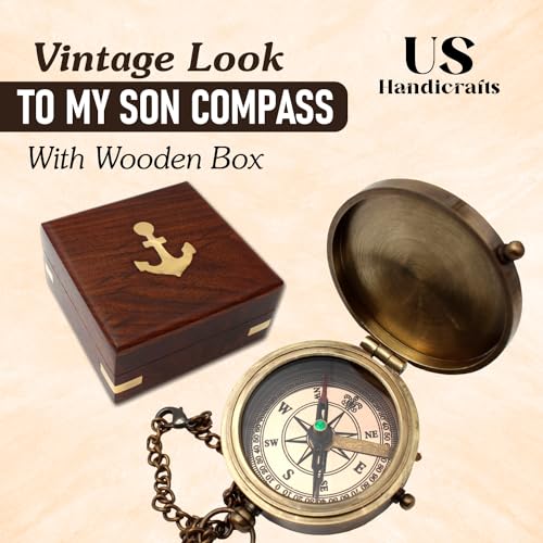 To My Son Compass, Wooden Box view 3