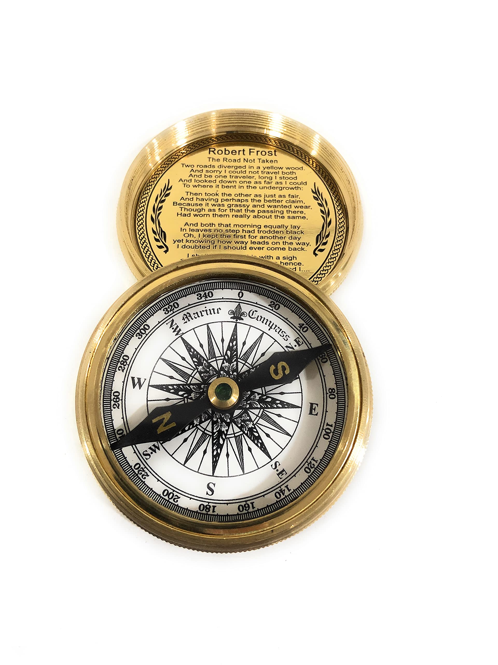 Polished Brass Compass view 3