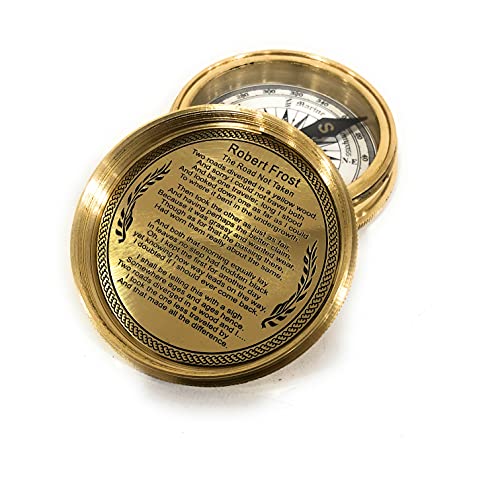 Polished Brass Compass view 5
