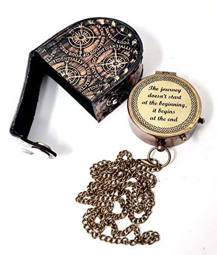Motivational Compass, Leather Case view 6