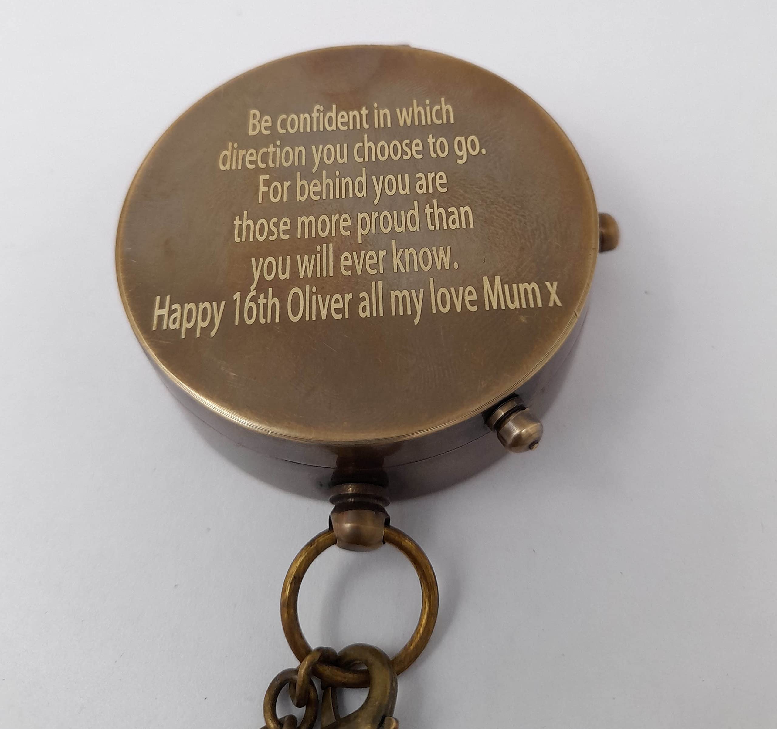 Tolkien Quote Compass, Leather Case view 6